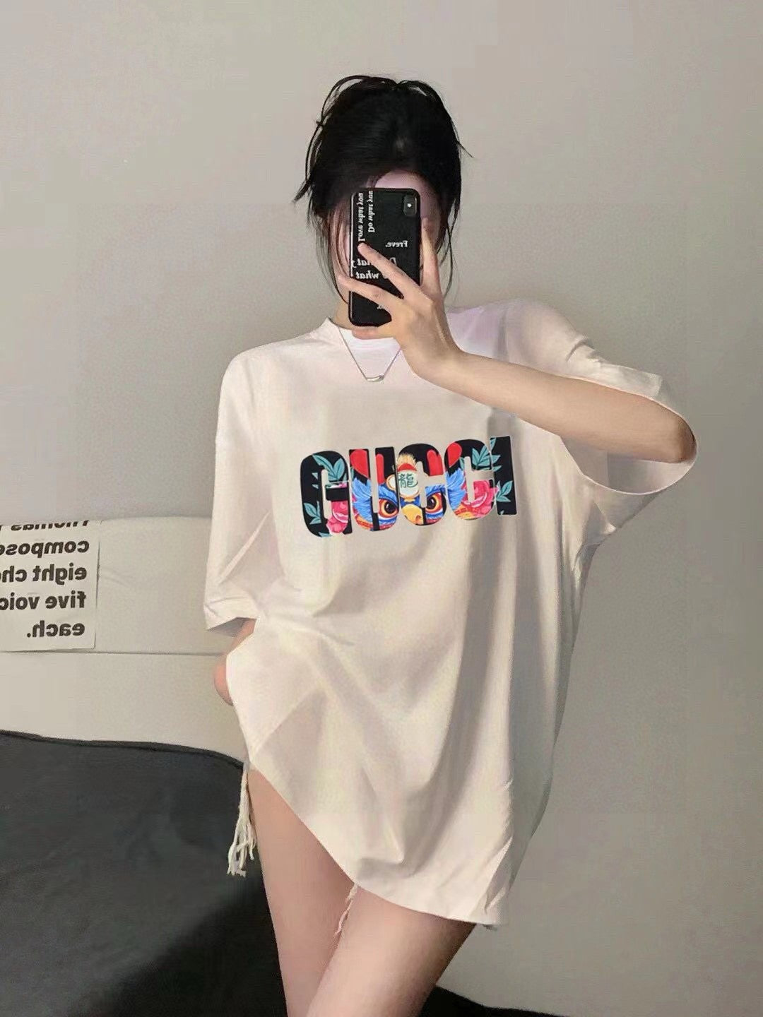 Gucci Graphic T-Shirt (Cream) - insole - replica sneakers