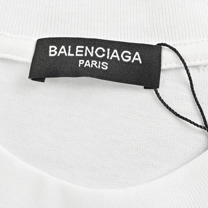 Balenciaga T-Shirt - Distressed Logo - logo - replica sneakers