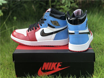JORDAN 1 RETRO HIGH x FEARLESS UNC CHICAGO - logo - replica sneakers
