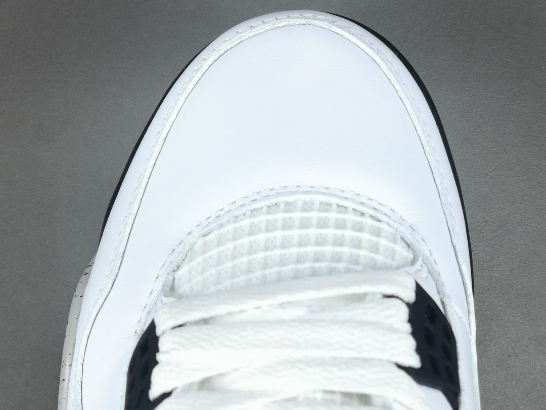 JORDAN 4 x WHITE CEMENT - logo - replica sneakers